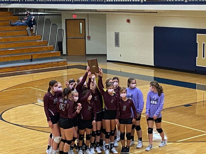 Shickley Public School CRC Junior High Volleyball 2020 Champions